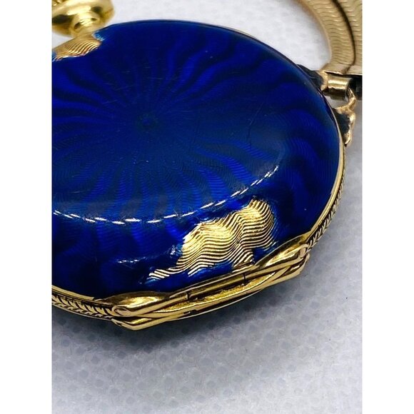 Tiffany & Co 18K Blue Enamel Pocket Wrist Watch Chipped Enamel Watch main image 12